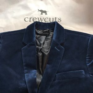 Boys velvet blazer